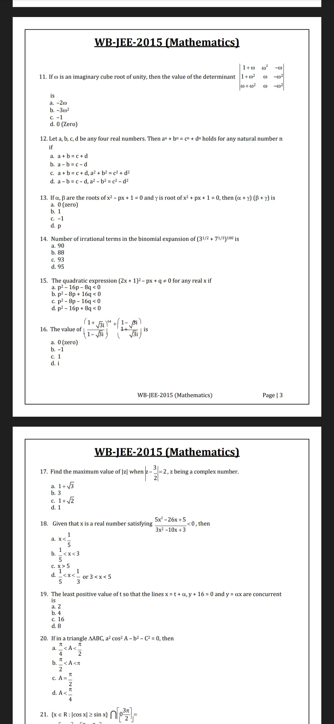 Wbjee previous year question | Indus Appstore | Screenshot