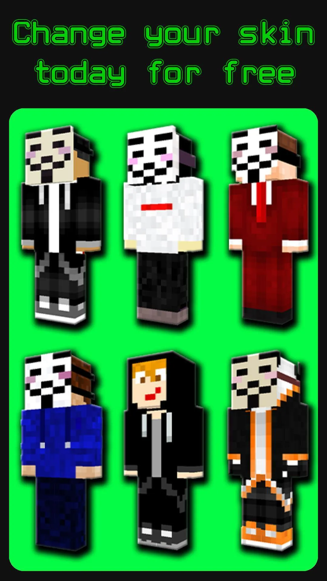 Hacker Skins for Minecraft PE | Indus Appstore | Screenshot