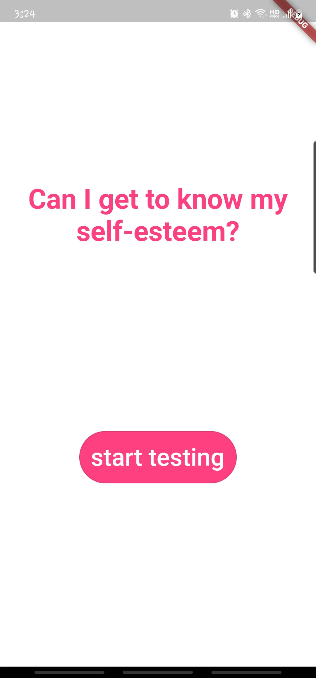 self-esteem self-diagnosis | Indus Appstore | Screenshot