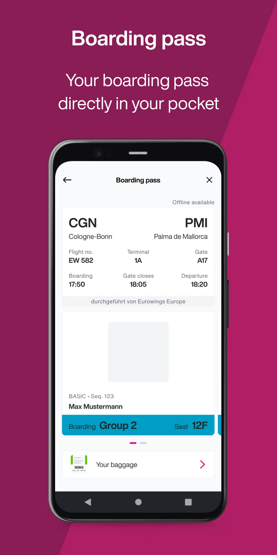 Eurowings - Fly your way | Indus Appstore | Screenshot