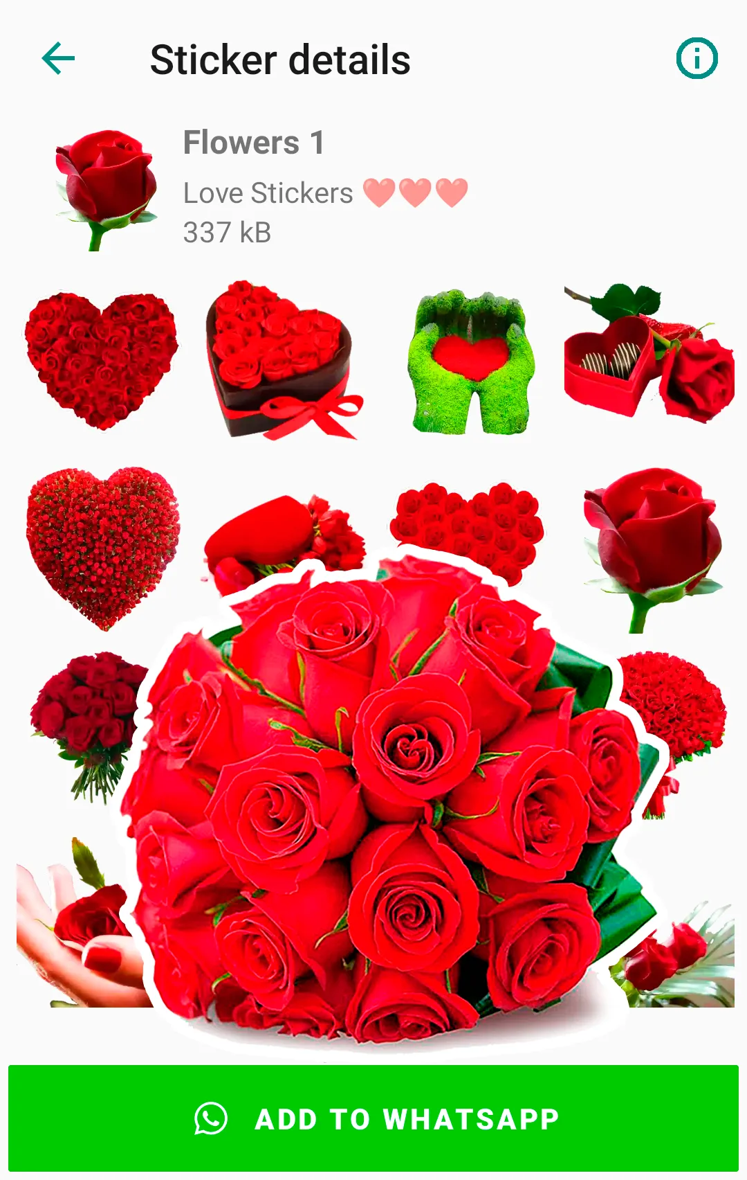 Love Stickers for WhatsApp | Indus Appstore | Screenshot