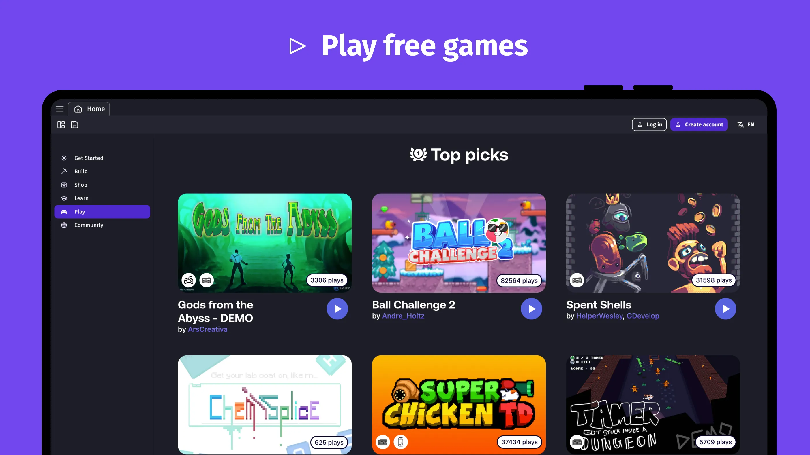 GDevelop - 2D/3D game maker | Indus Appstore | Screenshot