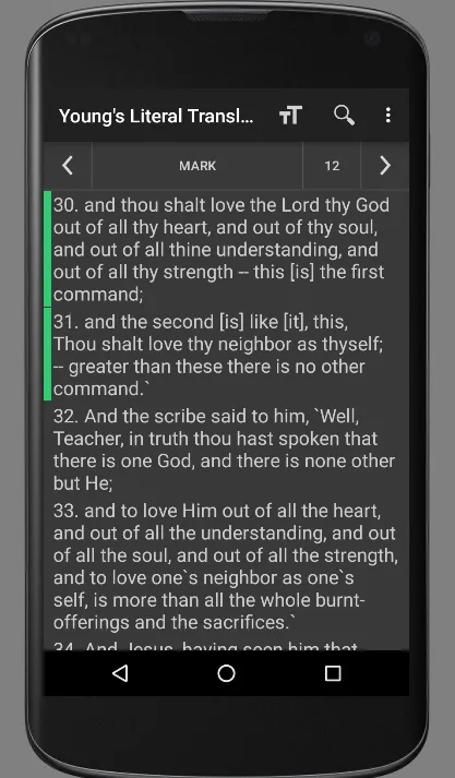 Young's Literal T. Bible (YLT) | Indus Appstore | Screenshot