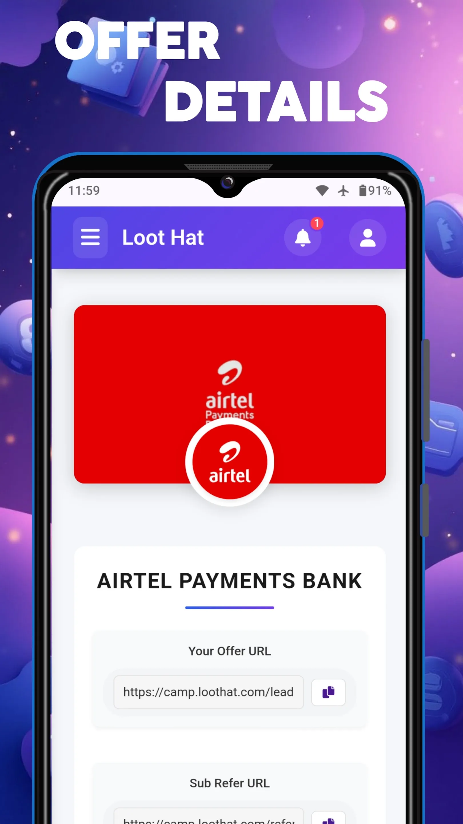 Loot Hat: Share and Earn Money | Indus Appstore | Screenshot