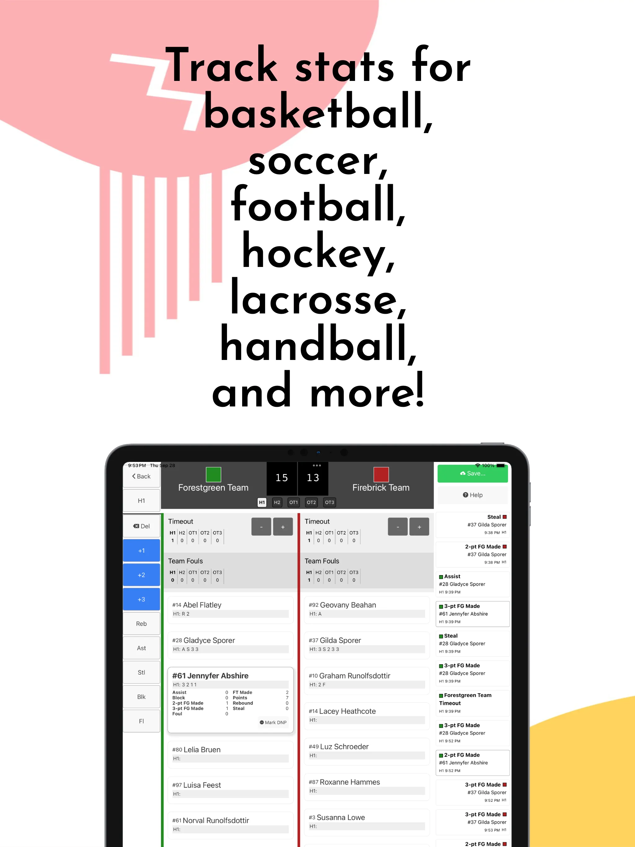 Scorebook for Sports Leagues | Indus Appstore | Screenshot