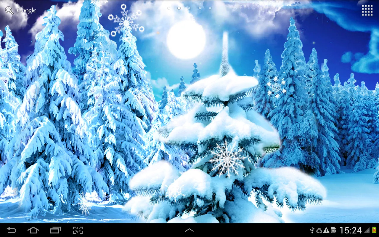 Winter Forest Live Wallpaper | Indus Appstore | Screenshot