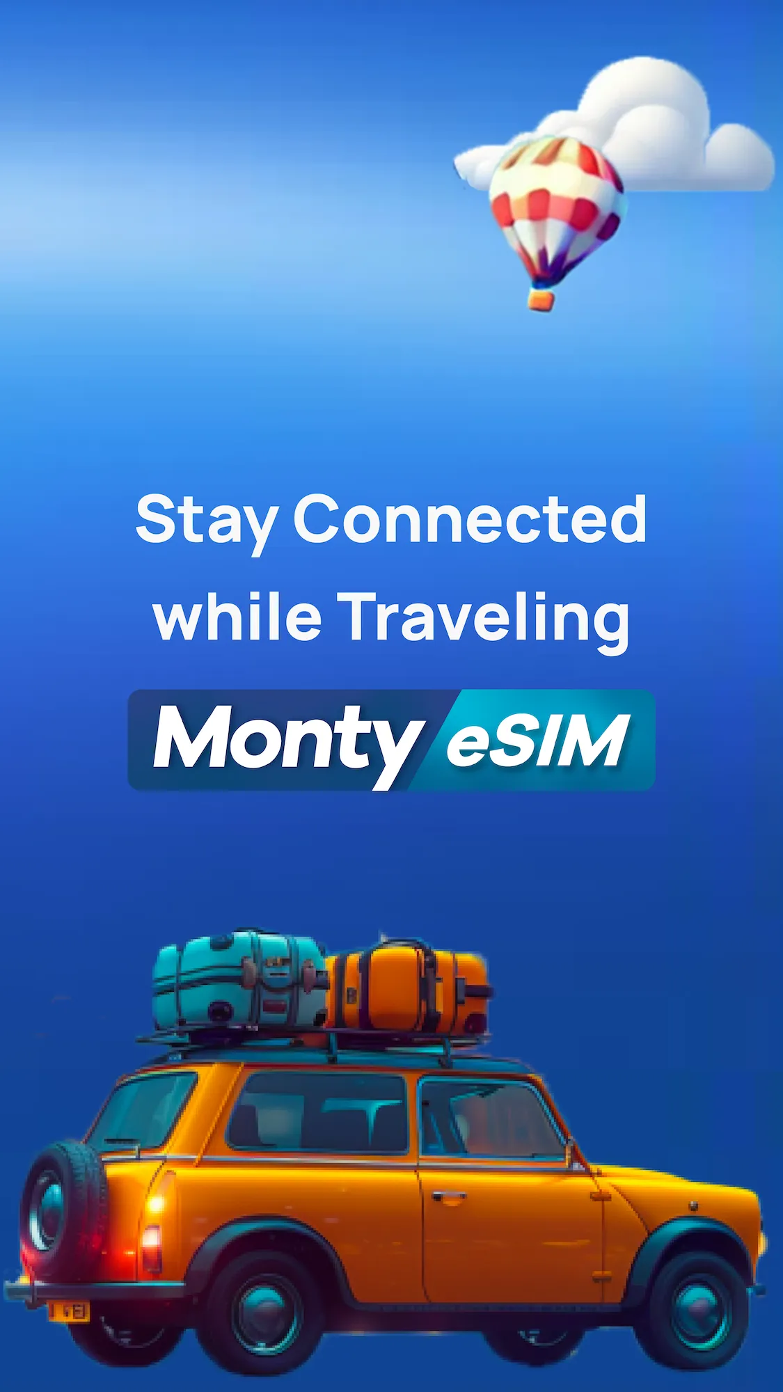 Monty eSIM: Travel Mobile Data | Indus Appstore | Screenshot