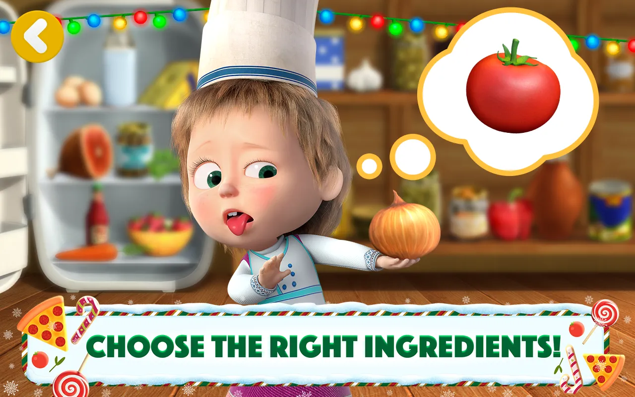 Masha and the Bear Pizza Maker | Indus Appstore | Screenshot