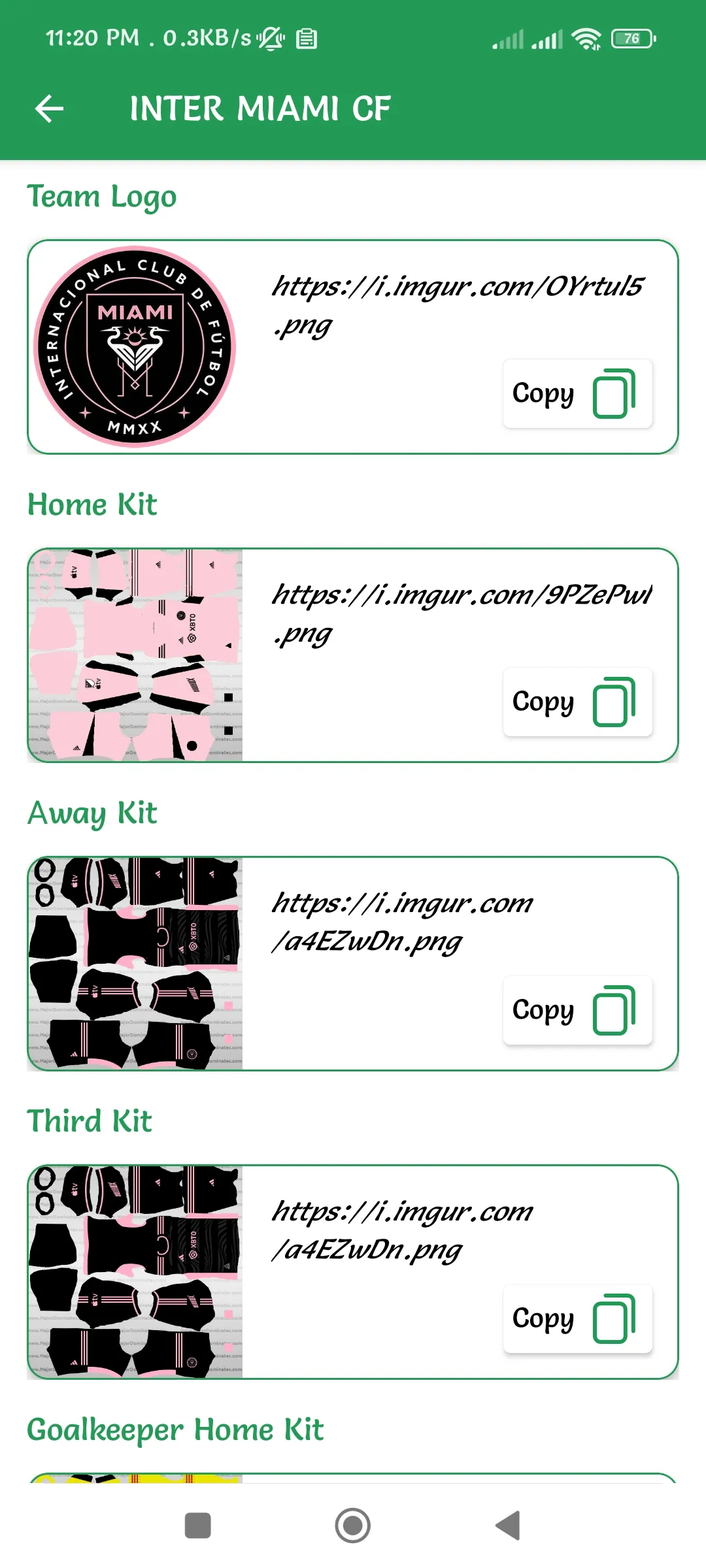 Dream Kits Soccer 2025 | Indus Appstore | Screenshot