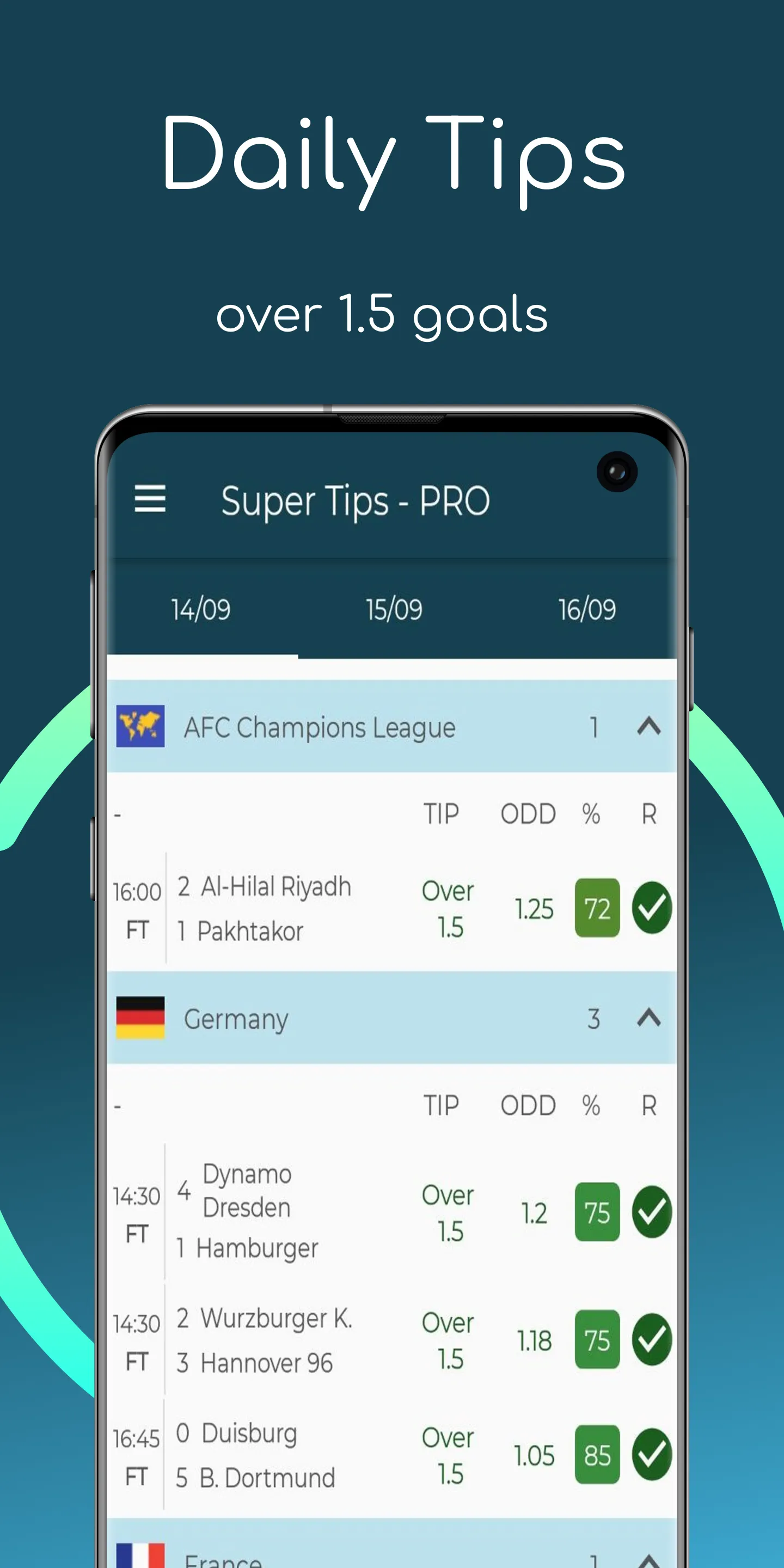 Super Tips: Goals Predictions | Indus Appstore | Screenshot