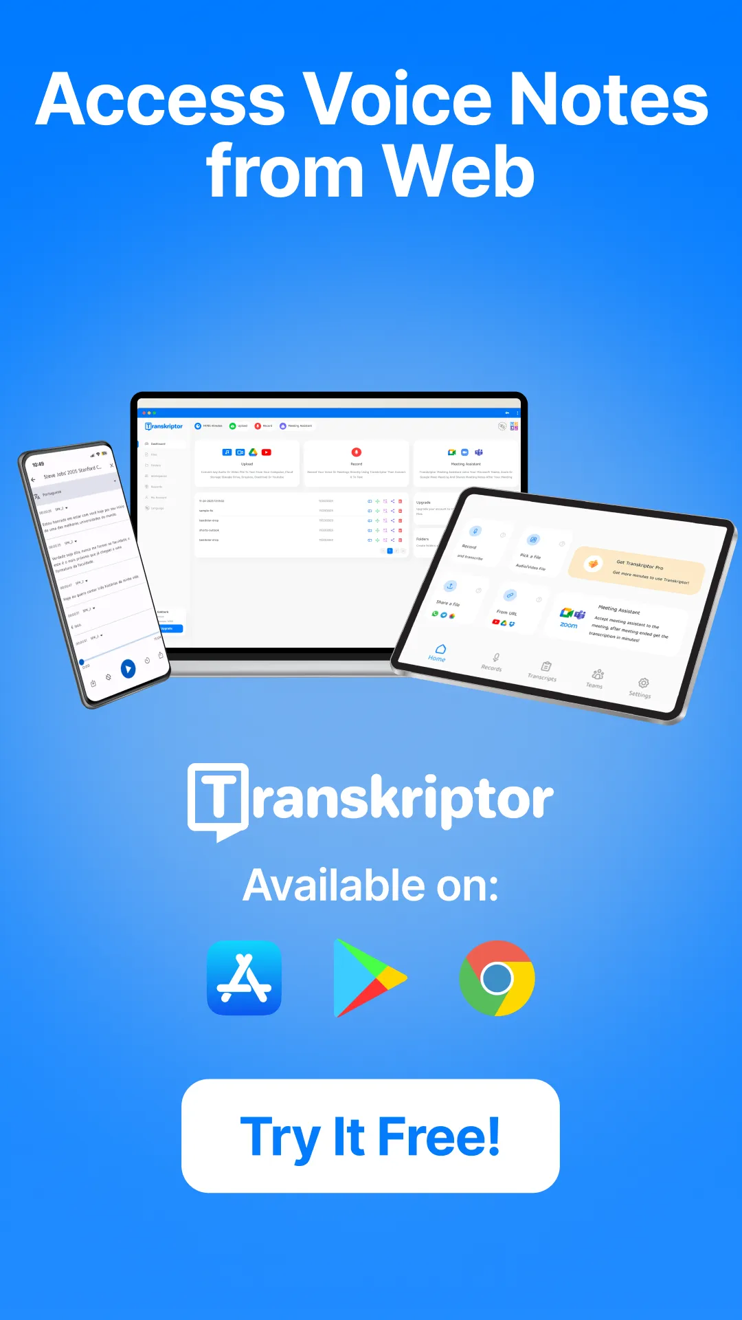 Transcribe Speech to Text | Indus Appstore | Screenshot