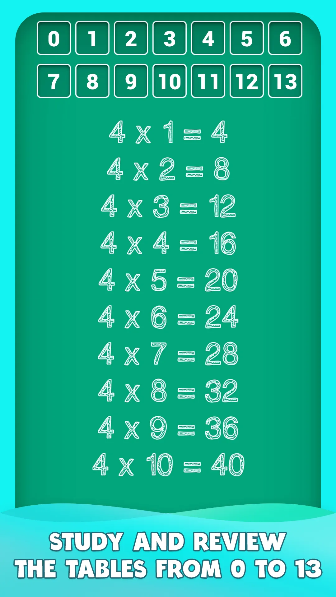 Multiplication tables games | Indus Appstore | Screenshot