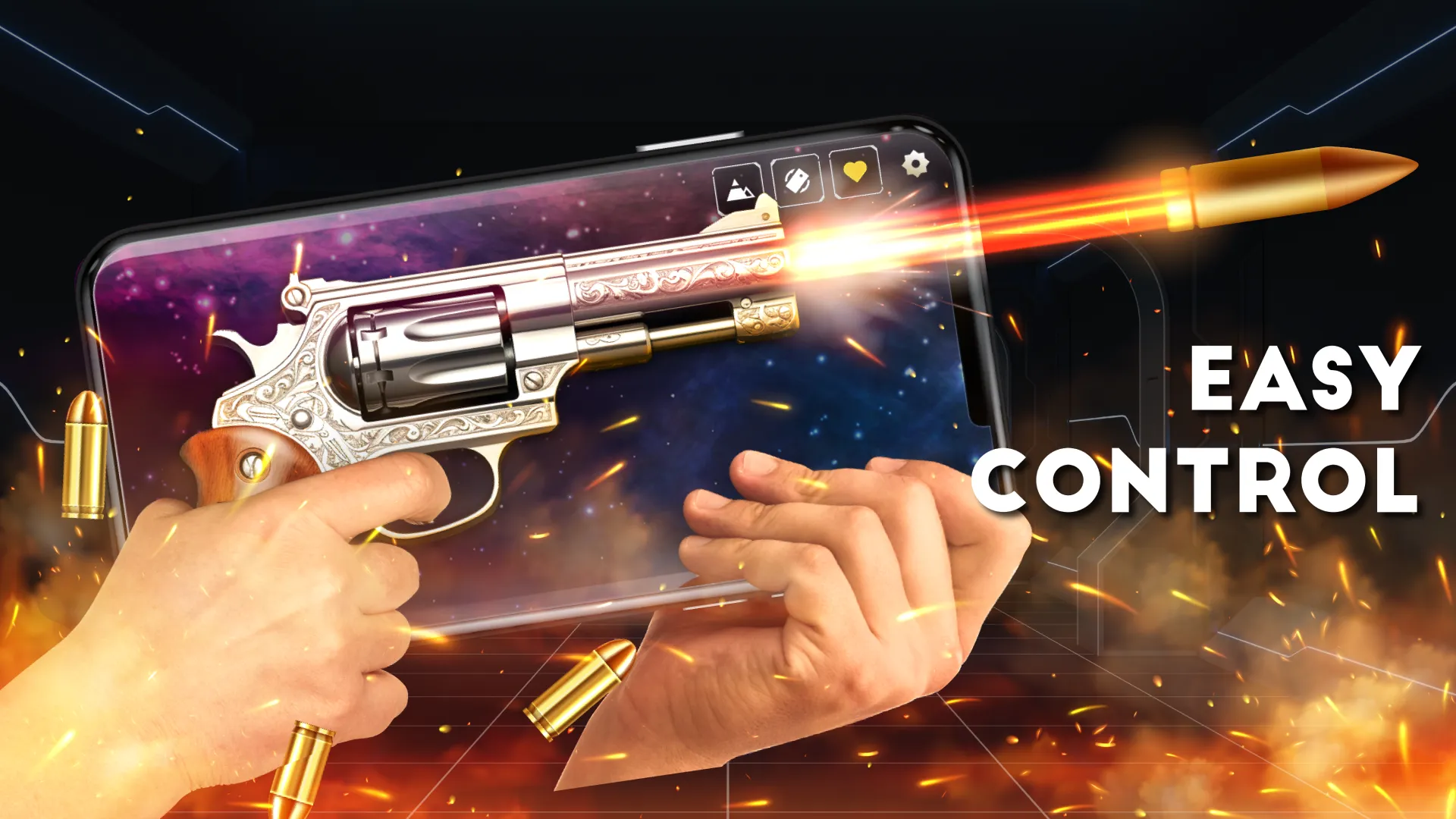 Gun Shot Sound - Gun Simulator | Indus Appstore | Screenshot