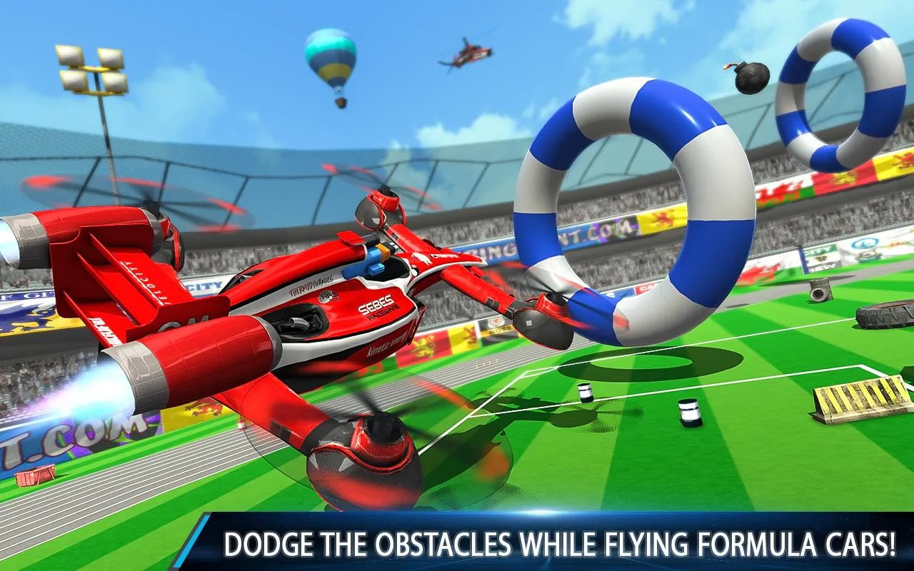 Flying Formula Car Racing Game | Indus Appstore | Screenshot