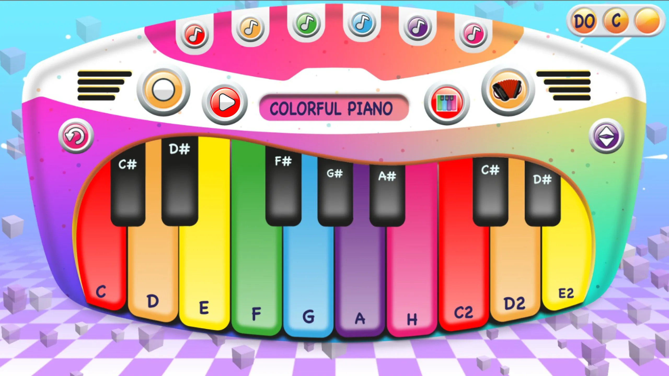 Colorful Piano | Indus Appstore | Screenshot