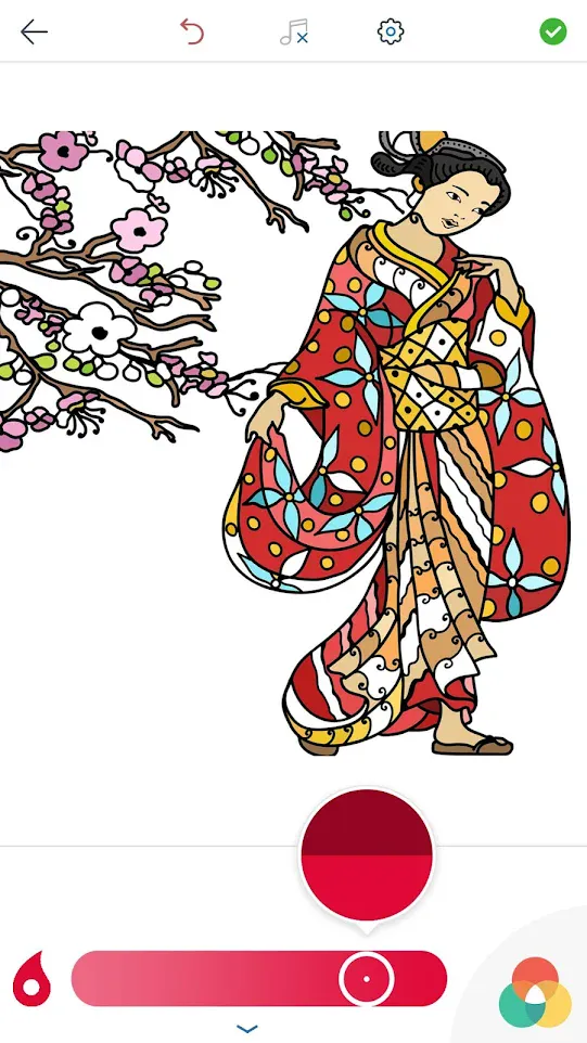 Japanese Coloring Book | Indus Appstore | Screenshot