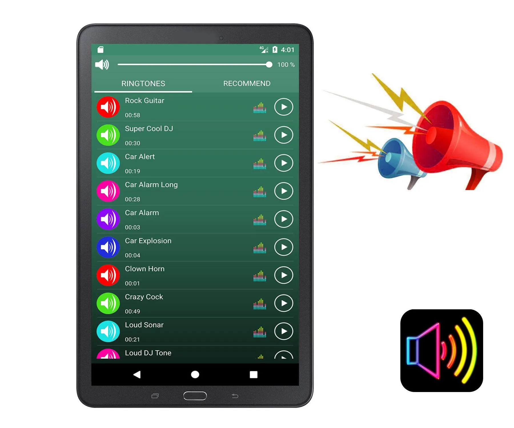 Loud Ringtones | Indus Appstore | Screenshot