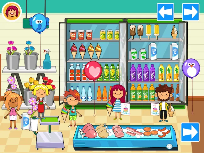 My Pretend Grocery Store Games | Indus Appstore | Screenshot