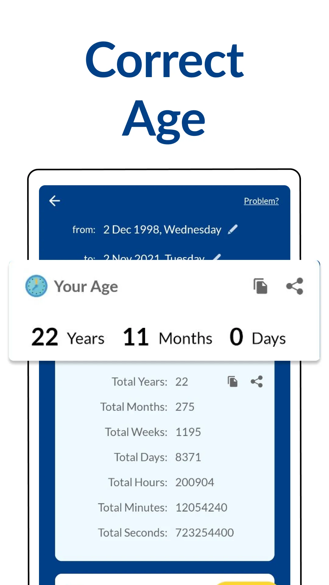 Age Calculator: Date of Birth | Indus Appstore | Screenshot