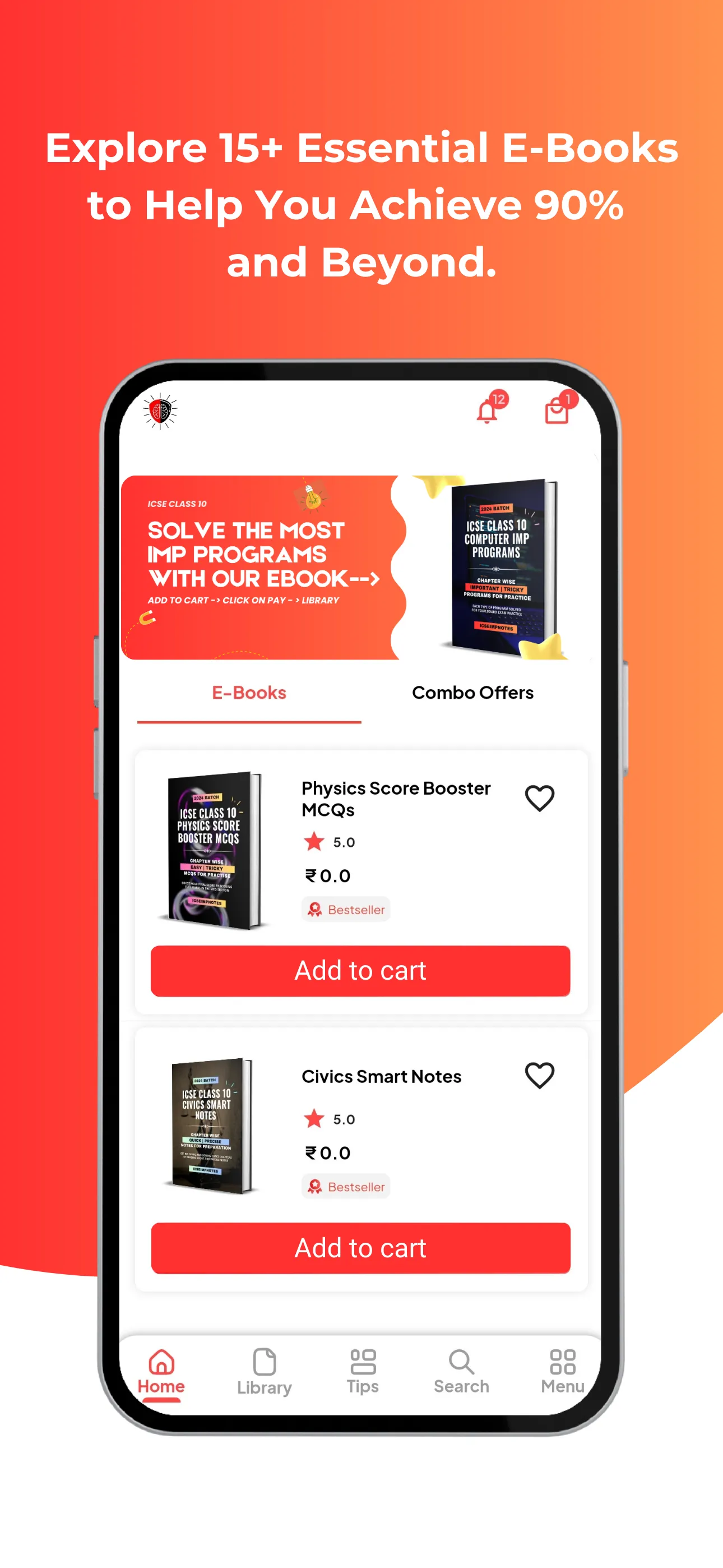 ICSEIMPNOTES - Notes & Tips | Indus Appstore | Screenshot
