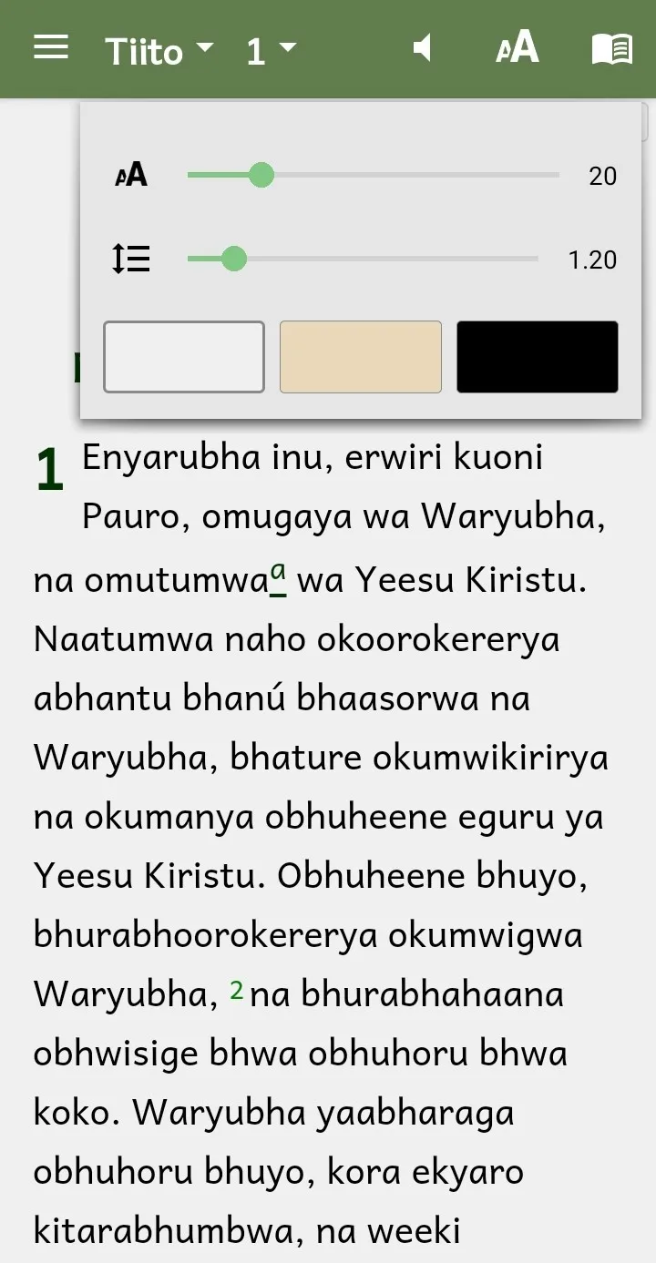 Kabwa Bible with Swahili | Indus Appstore | Screenshot