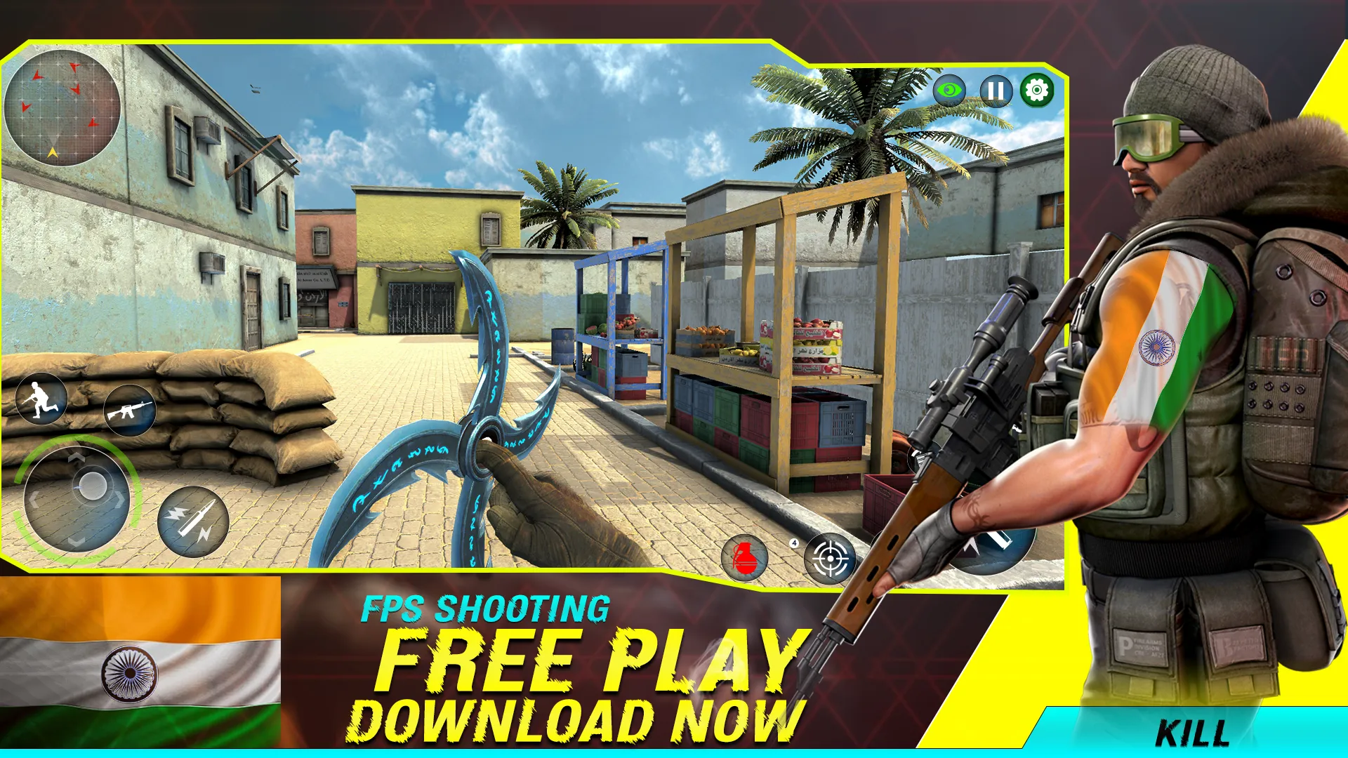 FPS Gun Commando Shooting Game | Indus Appstore | Screenshot