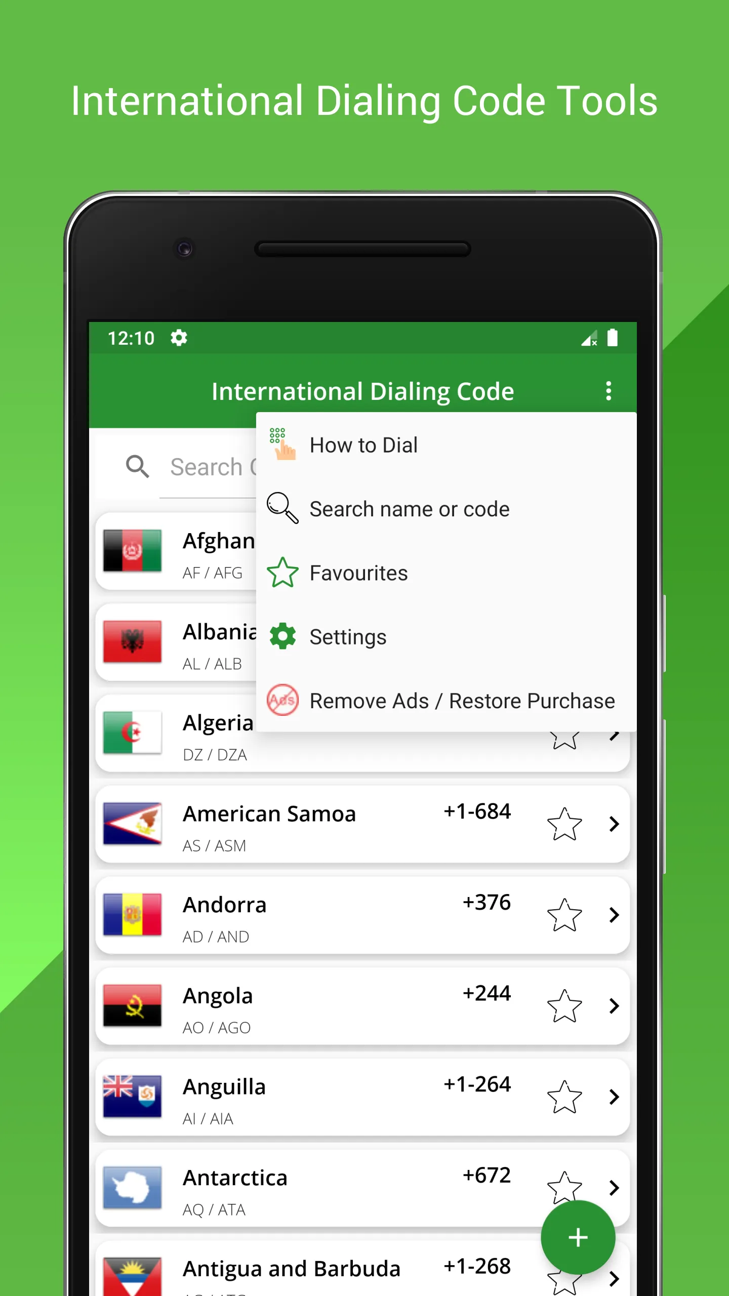 International Dialing Code | Indus Appstore | Screenshot