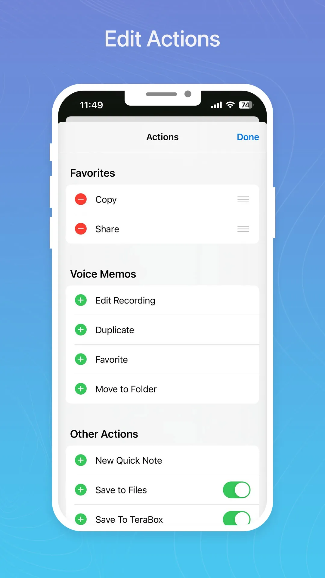 Voice Recorder Phone 15, Memos | Indus Appstore | Screenshot