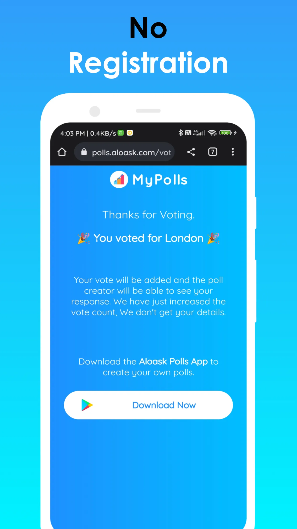 Polls - Create Polls & Surveys | Indus Appstore | Screenshot