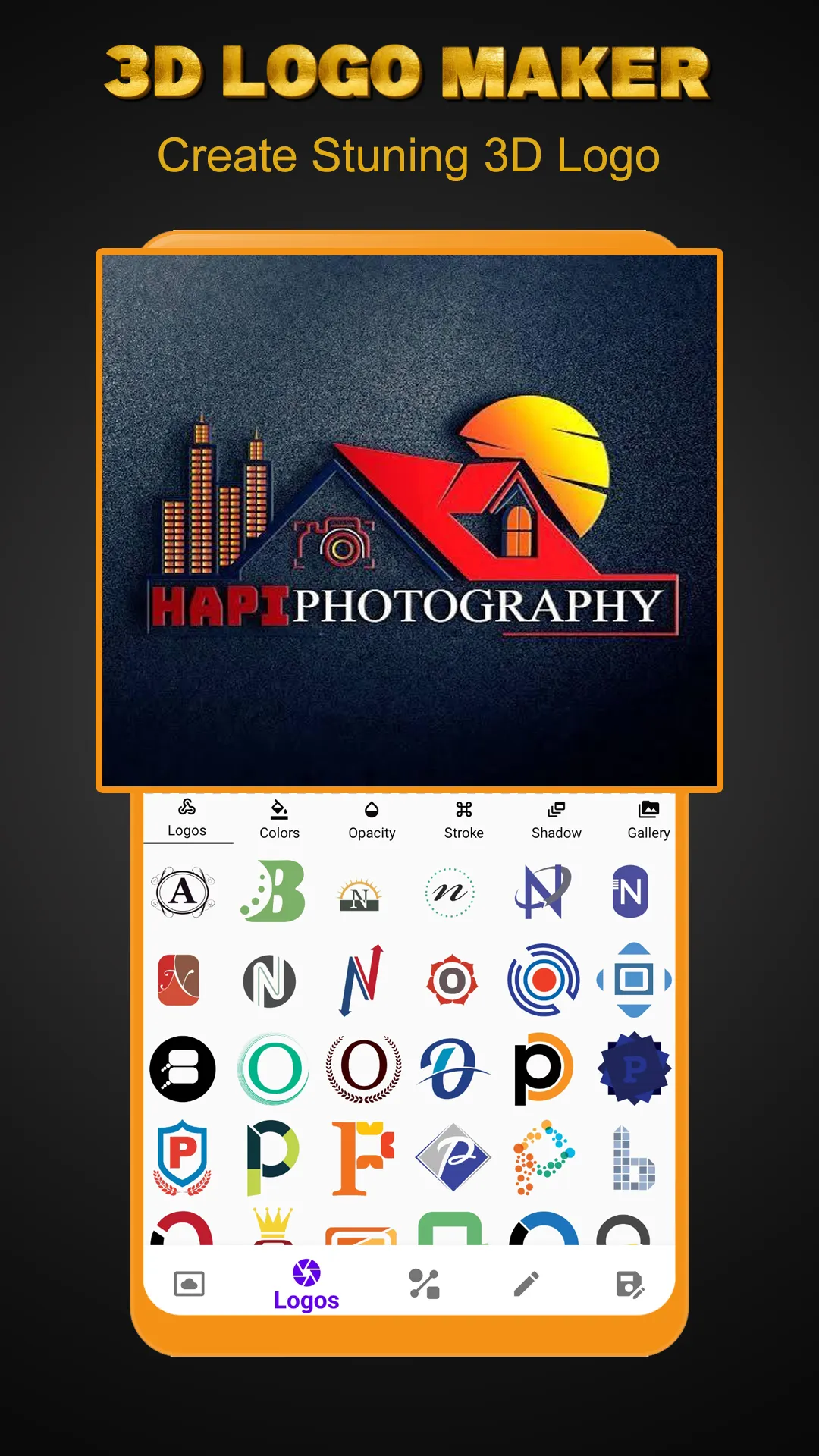 3D Logo Maker | Indus Appstore | Screenshot