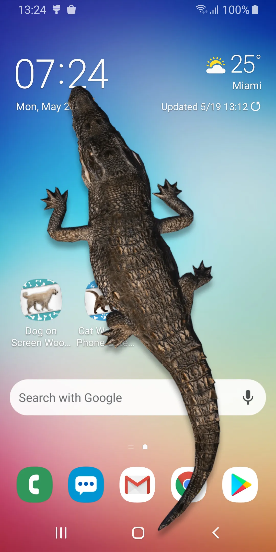 Crocodile in Phone Big Joke | Indus Appstore | Screenshot