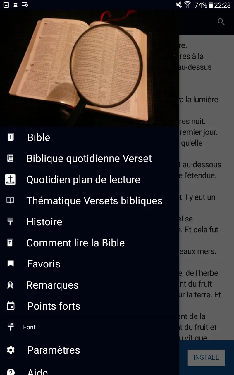 Bible en français Louis Segond | Indus Appstore | Screenshot