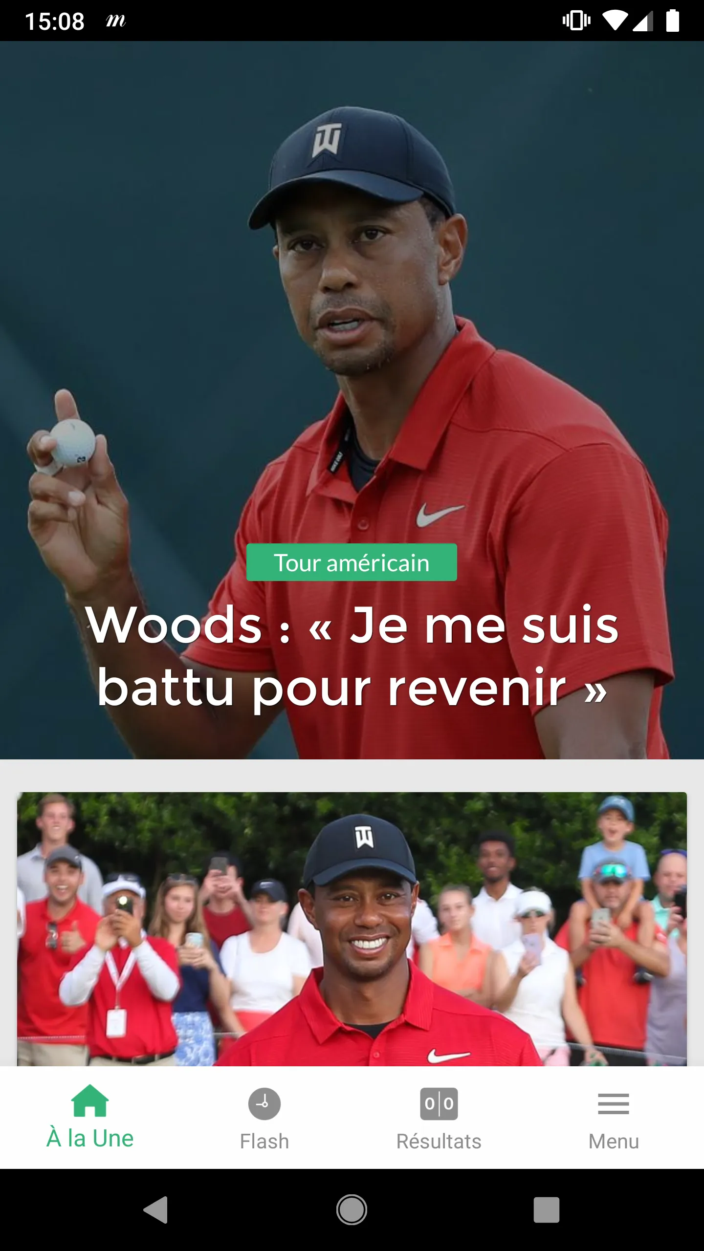 Figaro Golf: info et résultats | Indus Appstore | Screenshot