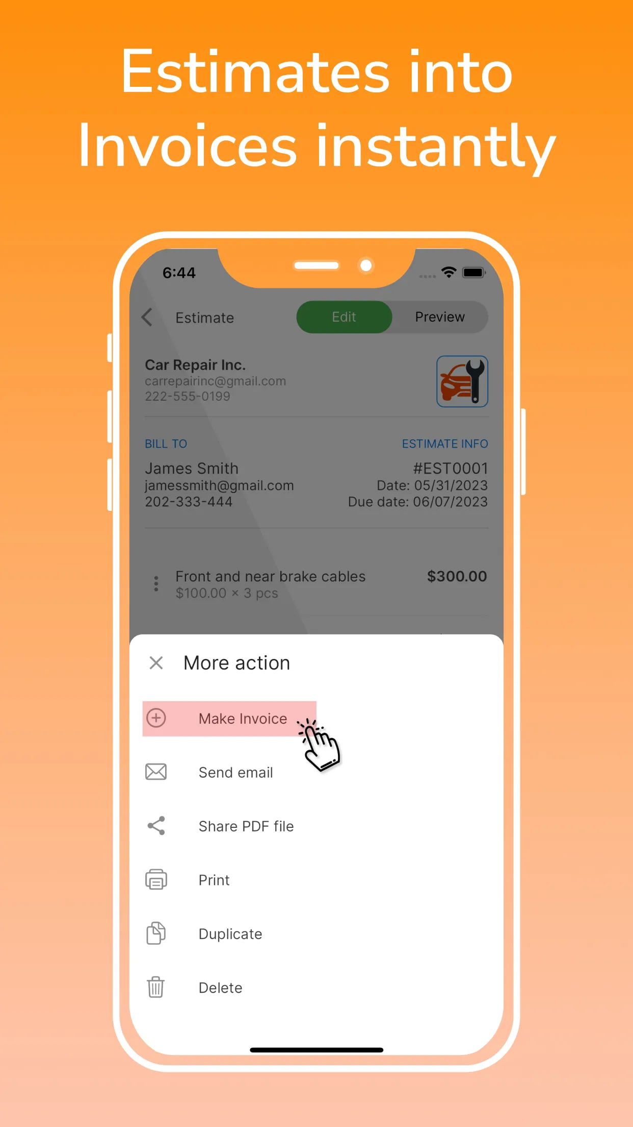 Invoice Maker - Simple Invoice | Indus Appstore | Screenshot