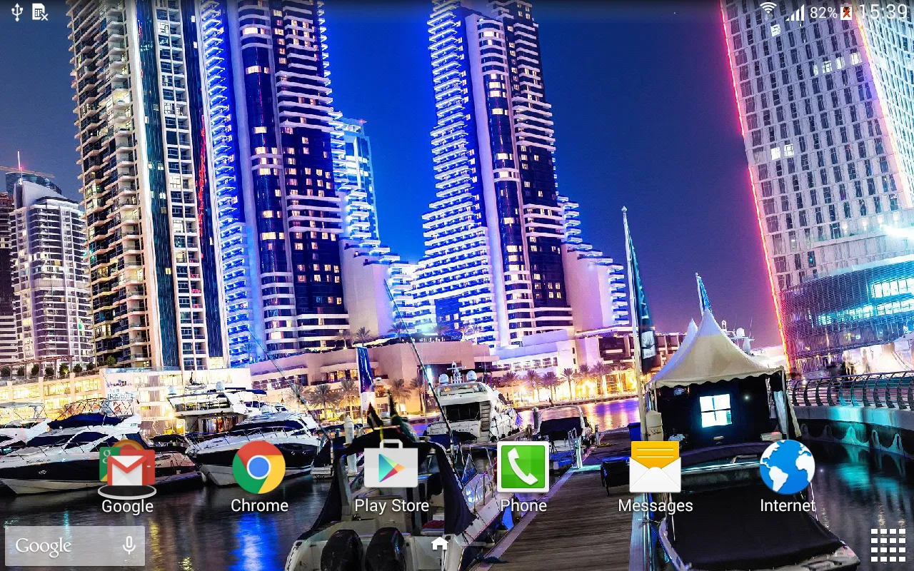 Dubai Night Live Wallpaper | Indus Appstore | Screenshot