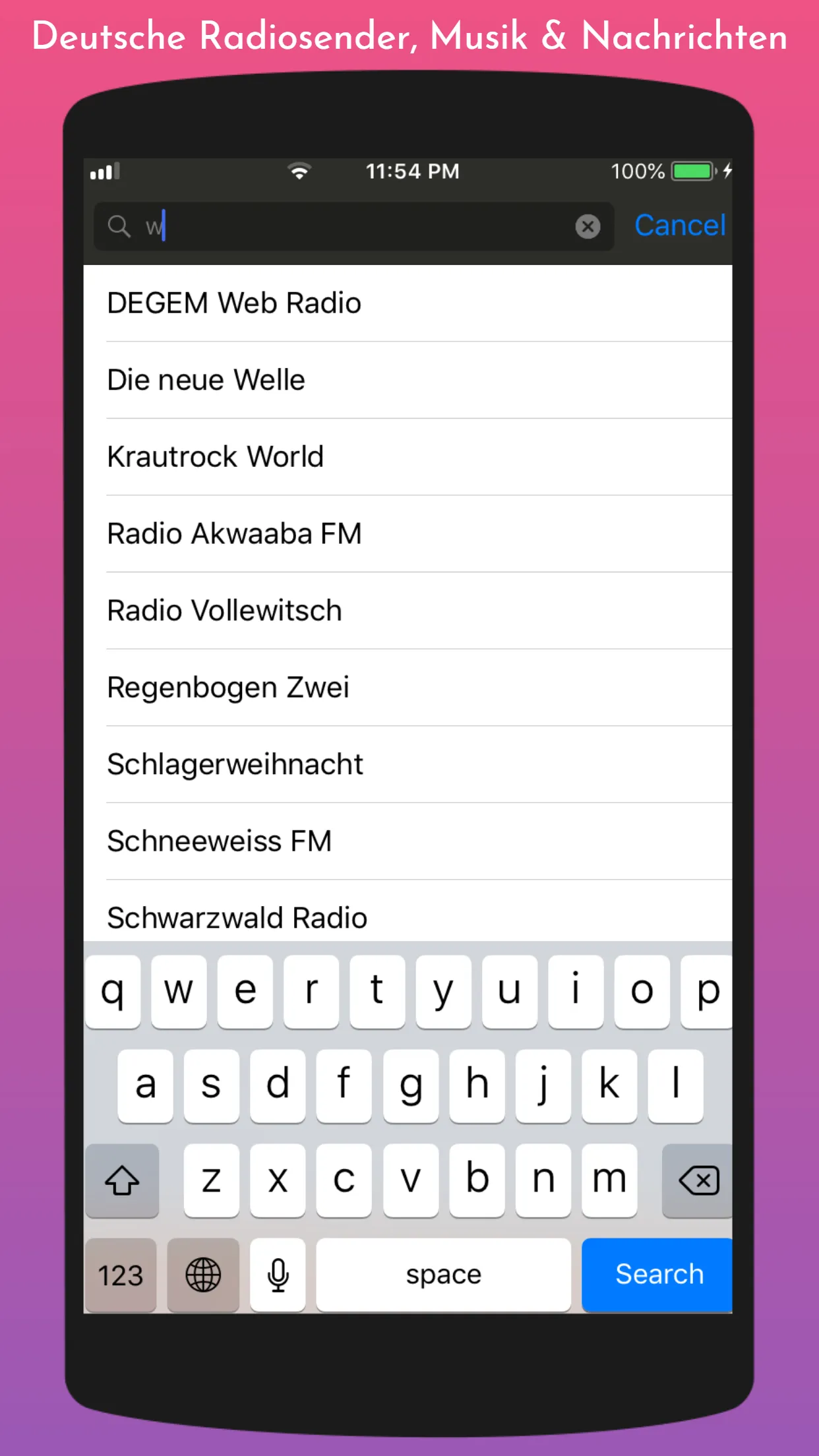 Deutsche Radiosender & Musik | Indus Appstore | Screenshot