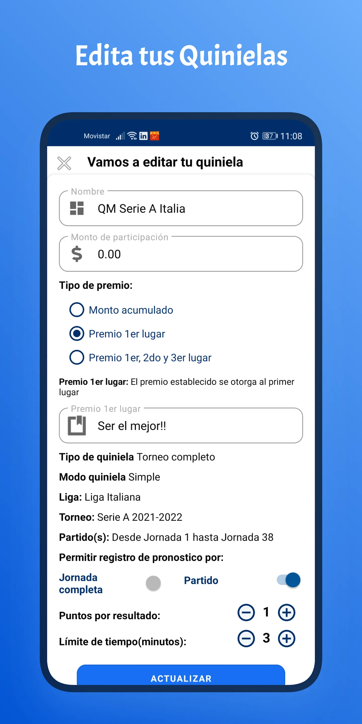 Quiniela Master | Indus Appstore | Screenshot