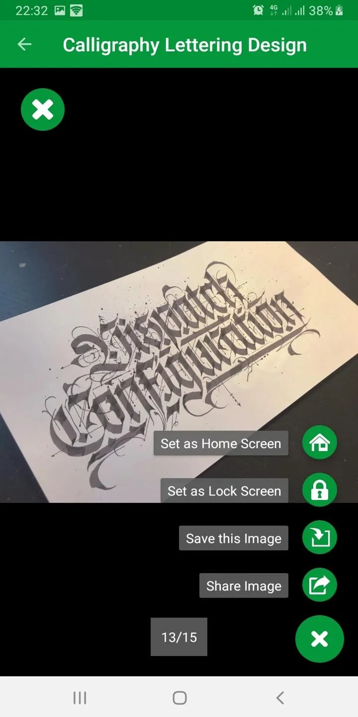 Calligraphy Lettering Design | Indus Appstore | Screenshot