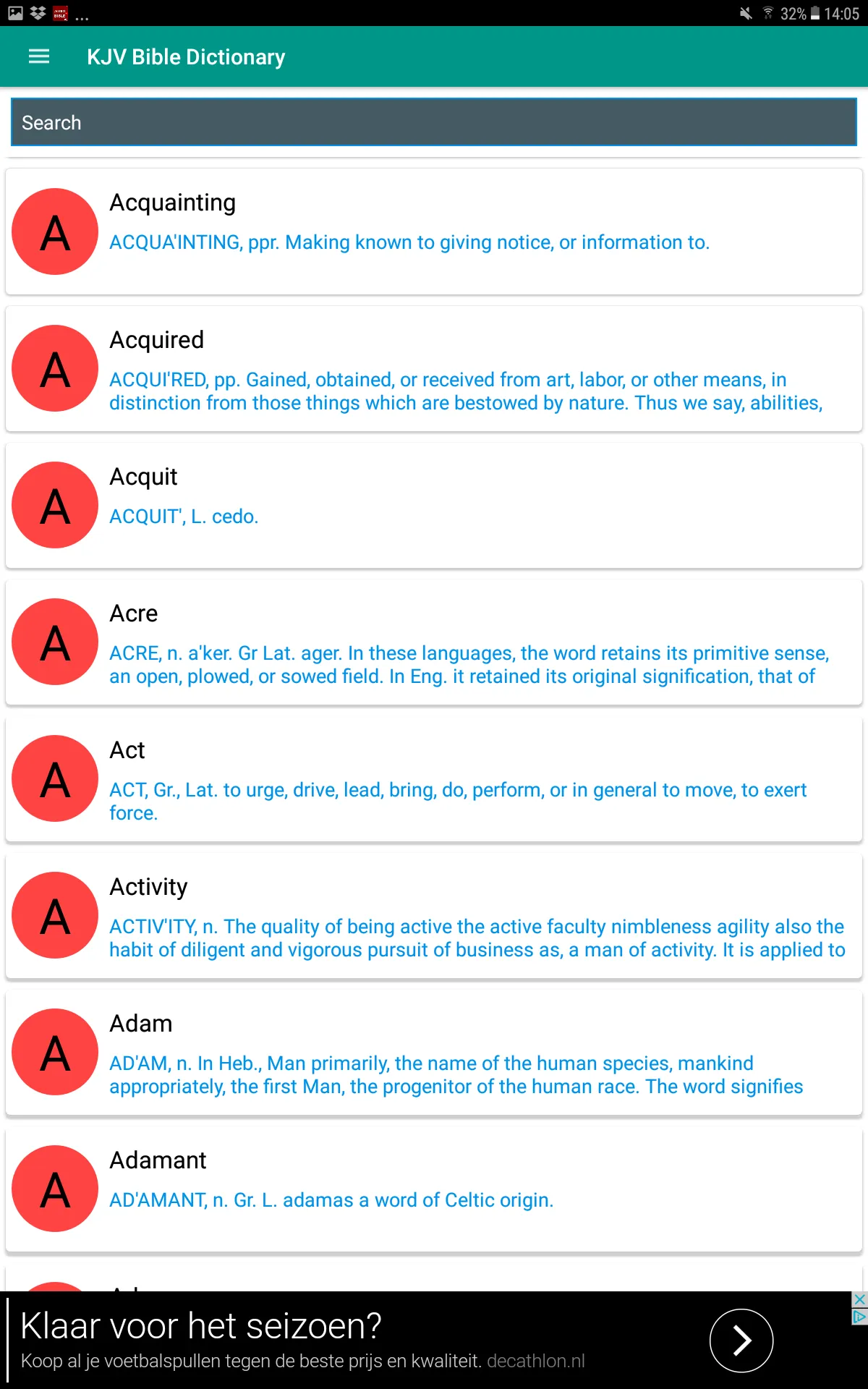 KJV Bible Dictionary - Bible | Indus Appstore | Screenshot