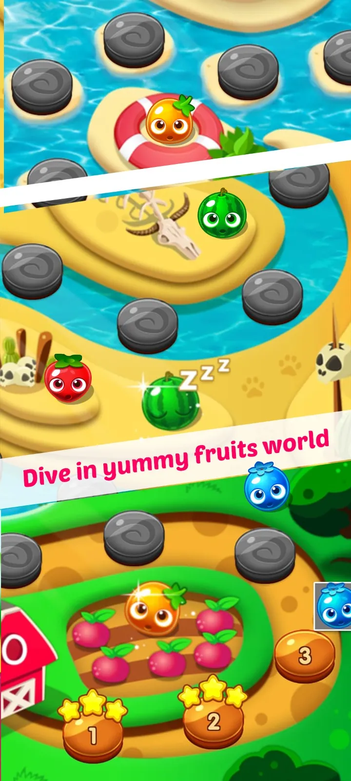 Fruit link blast line connect | Indus Appstore | Screenshot