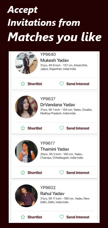 Yadav Patrika Matrimony App | Indus Appstore | Screenshot