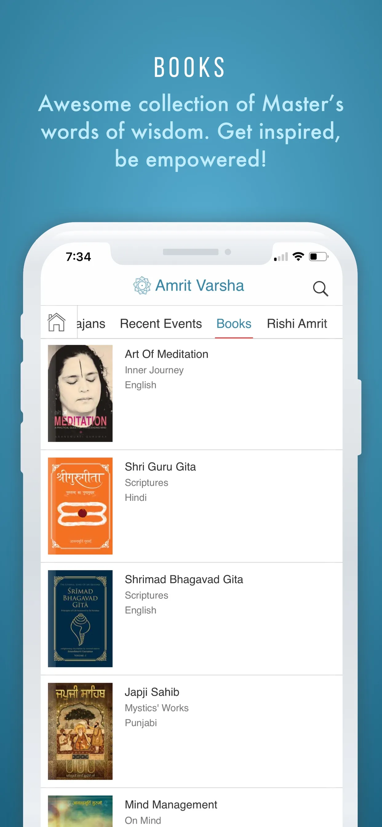 Amrit Varsha: Pearls of Wisdom | Indus Appstore | Screenshot