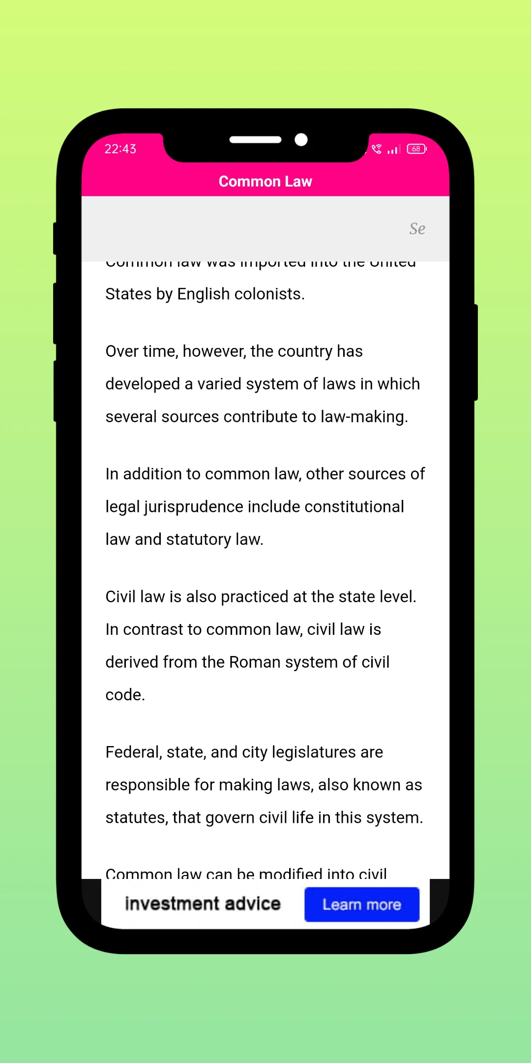 Common law | Indus Appstore | Screenshot