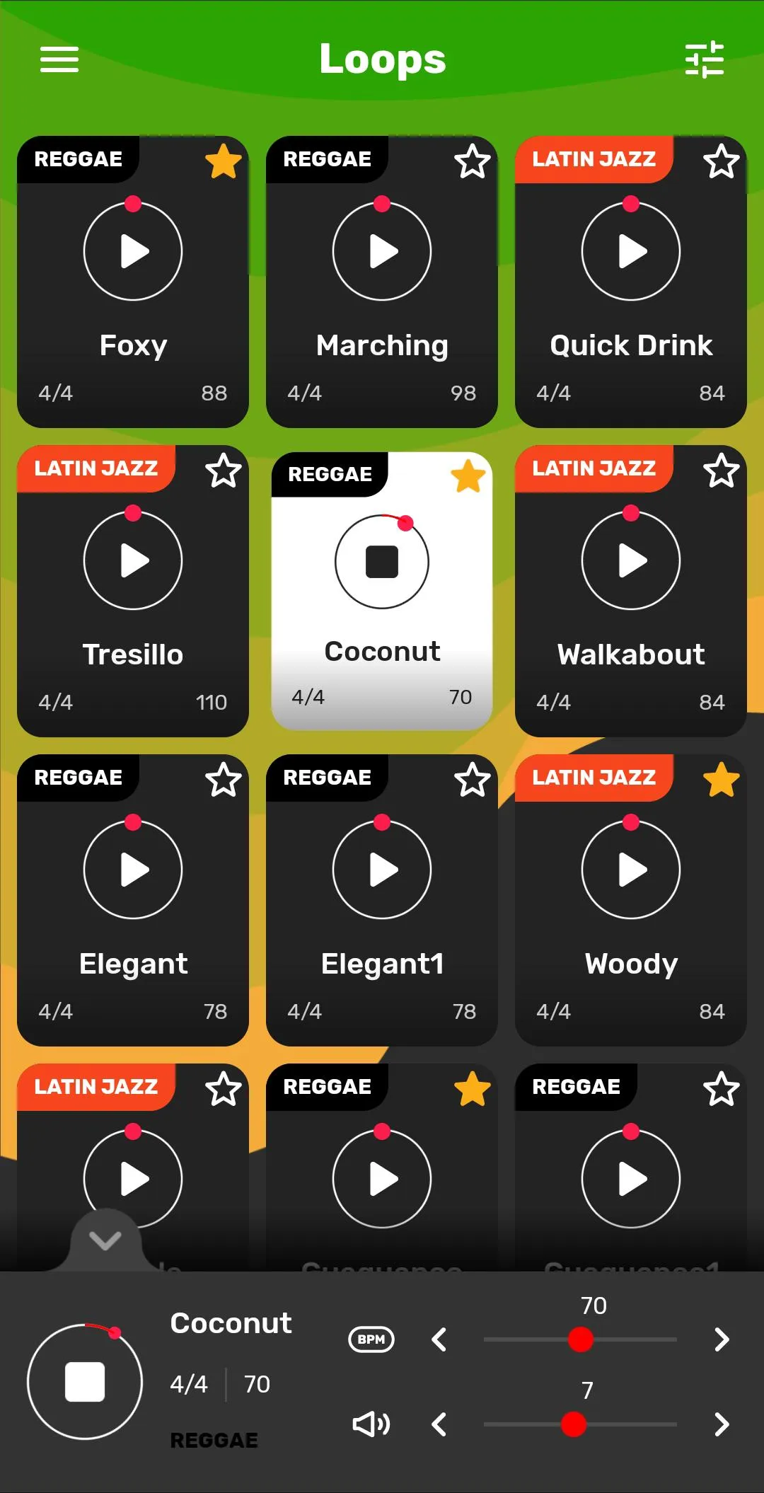 Drum Loops Reggae | Indus Appstore | Screenshot