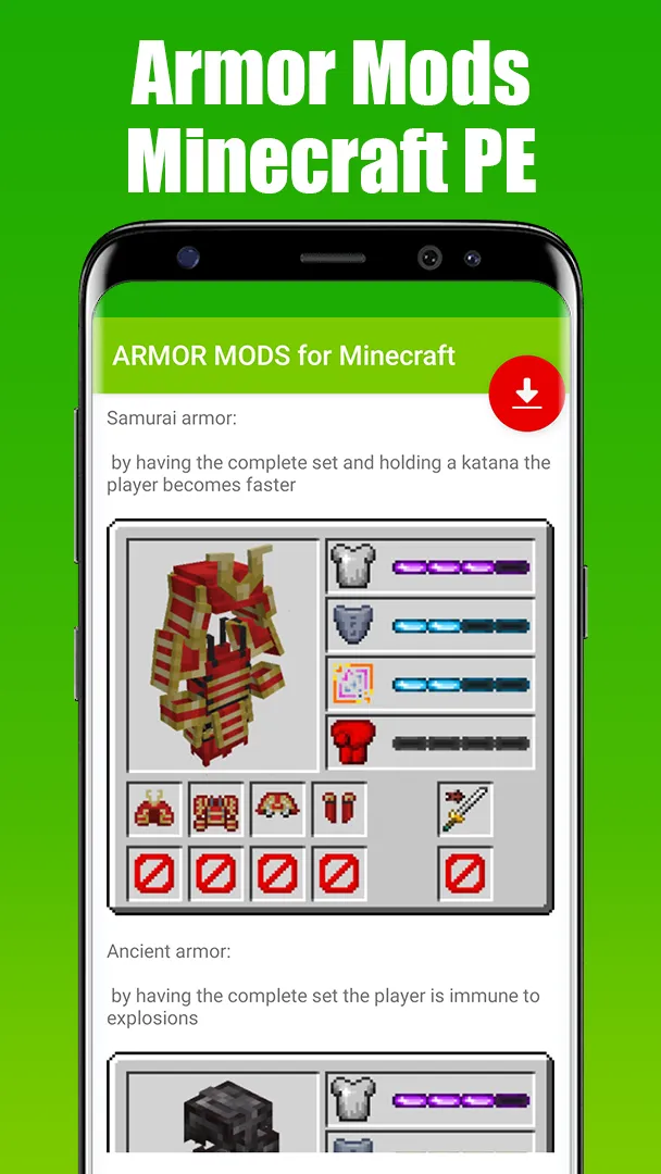 ARMOR MODS for Minecraft | Indus Appstore | Screenshot