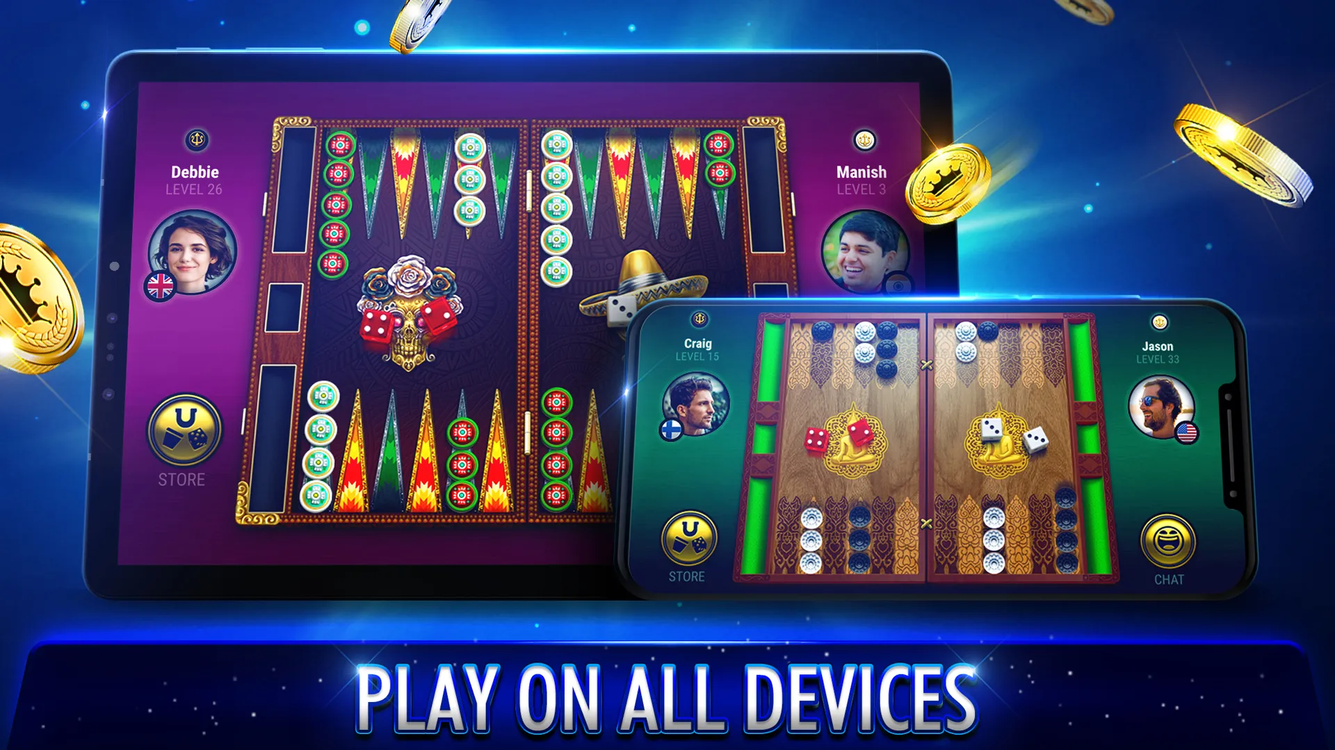 Backgammon Live - Online Games | Indus Appstore | Screenshot