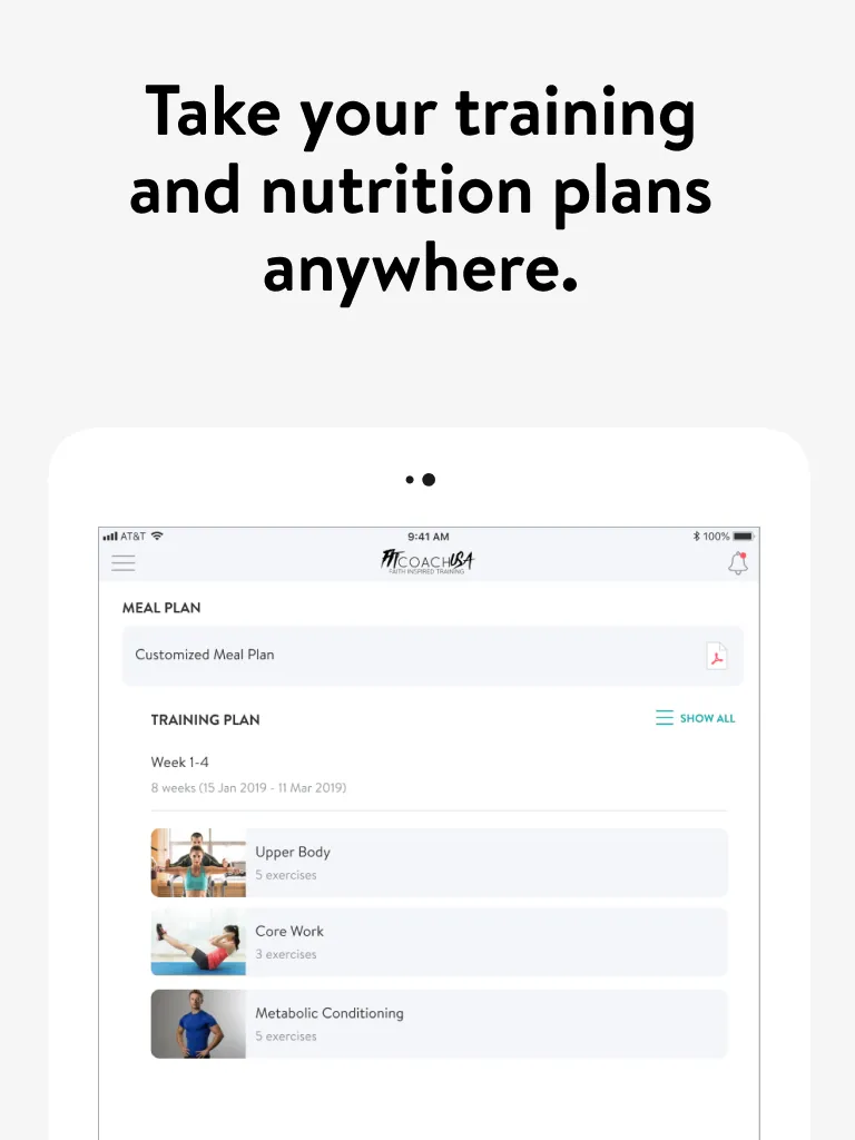 FIT Coach USA | Indus Appstore | Screenshot