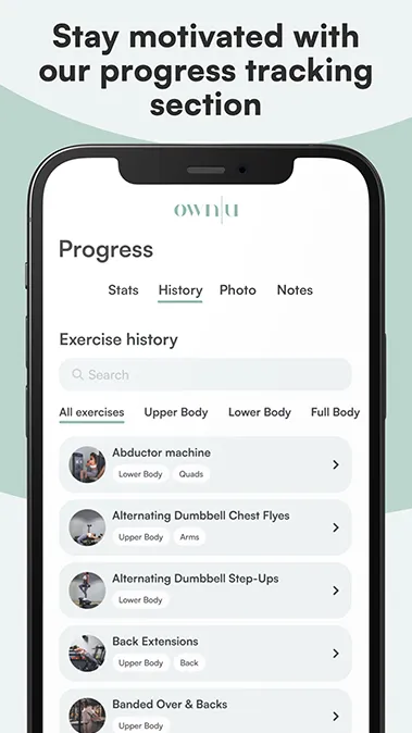 OWNU: Strength & Gym Training | Indus Appstore | Screenshot