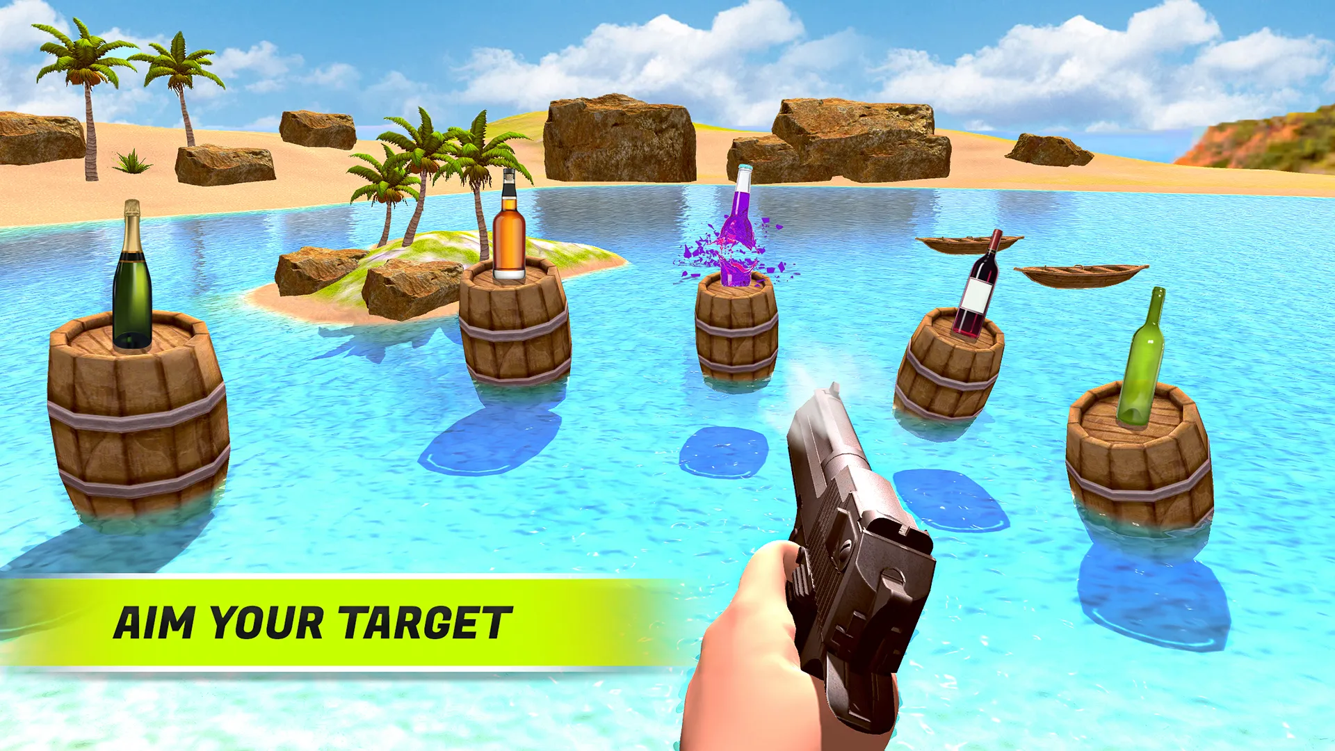 Shoot a Bottle: Shooting Games | Indus Appstore | Screenshot