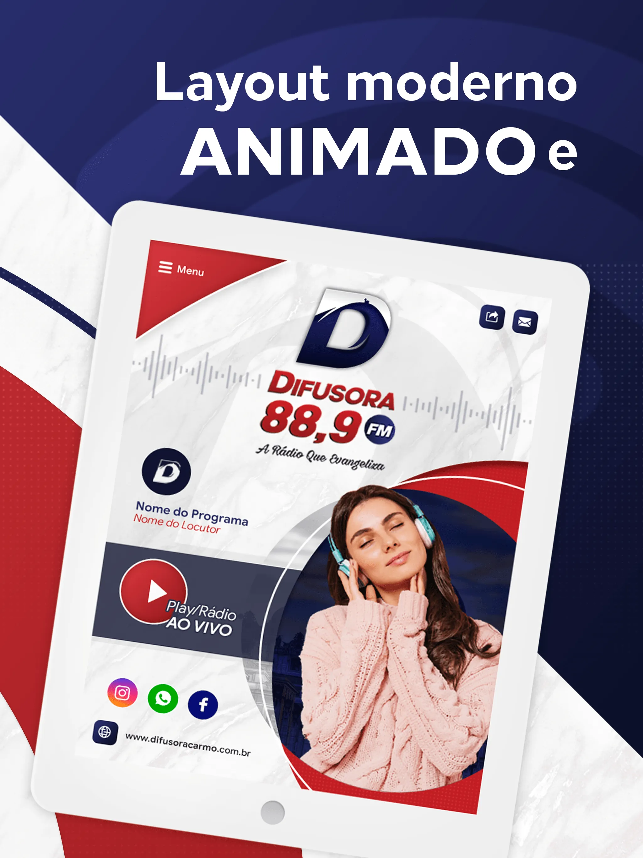 Rádio Difusora 88,9 FM | Indus Appstore | Screenshot